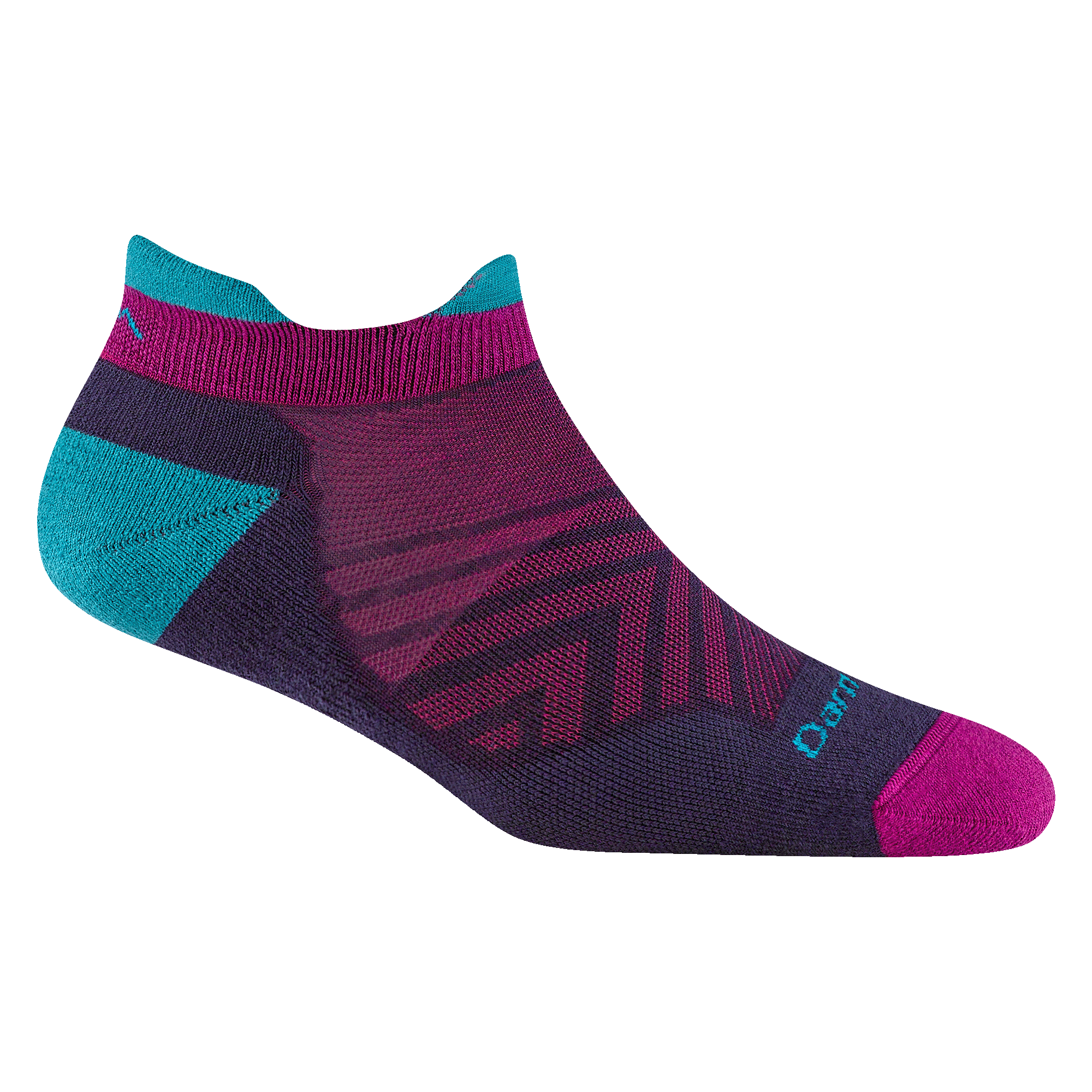 Image of Women's Run No Show Tab Cushioned Ultra-Lightweight Running Socks