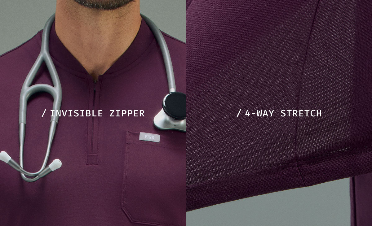 INVISIBLE ZIPPER AND 4-WAY STRETCH