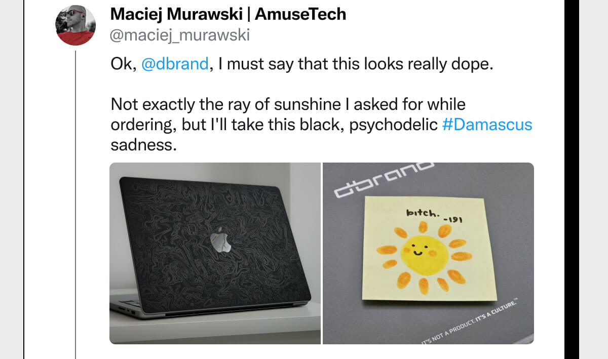 Ok, dbrand, I must say that this looks really dope.