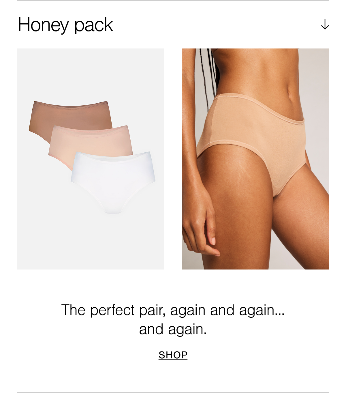 Honey is a 3-pack featuring White, Oat and Buff.