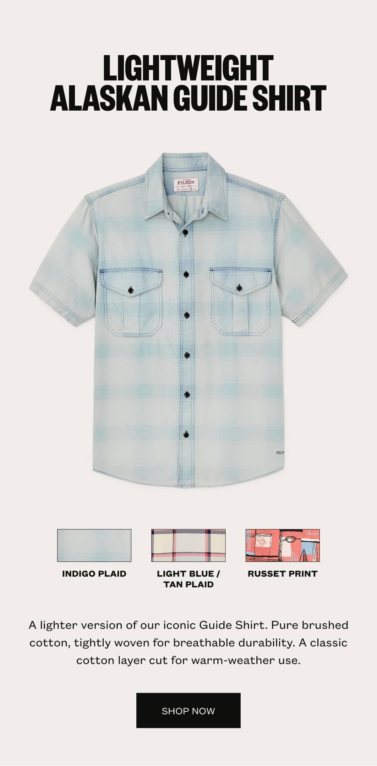 Lightweight Alaskan Guide Shirt