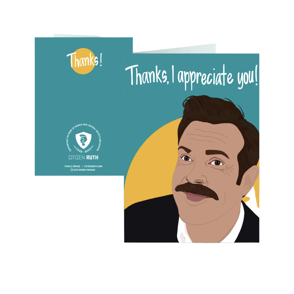 Image of Ted Lasso Appreciate You Card