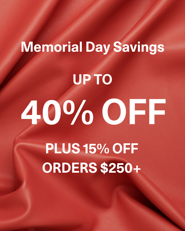 Memorial Day Savings Up to 40% Off Plus 15% Off Orders $250+