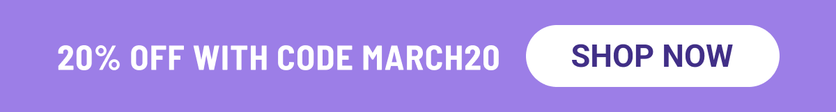 20% off with code MARCH20