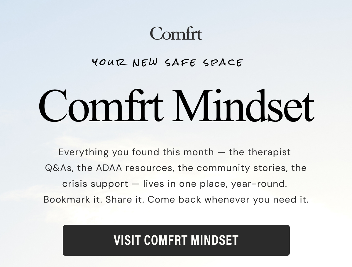 Comfrt Mindset | Find Your New Safe Space