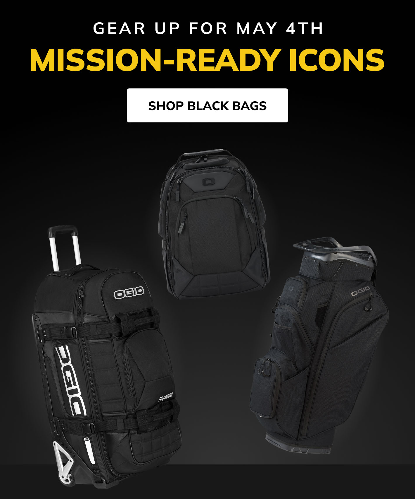 gear up for may fourth with mission ready icons shop black bags