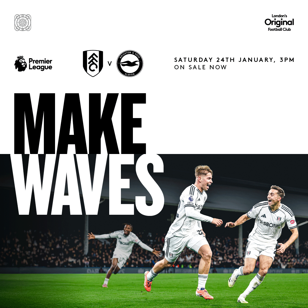 Fulham v Brighton Tickets