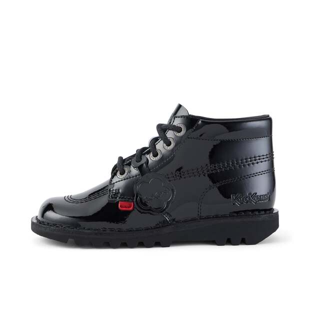 Adult Womens Kick Hi Patent Leather Black