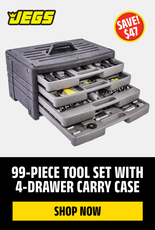 99-Piece Tool Set with 4-Drawer Carry Case