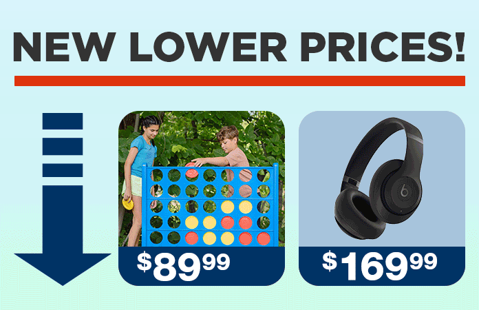 New Lower Prices