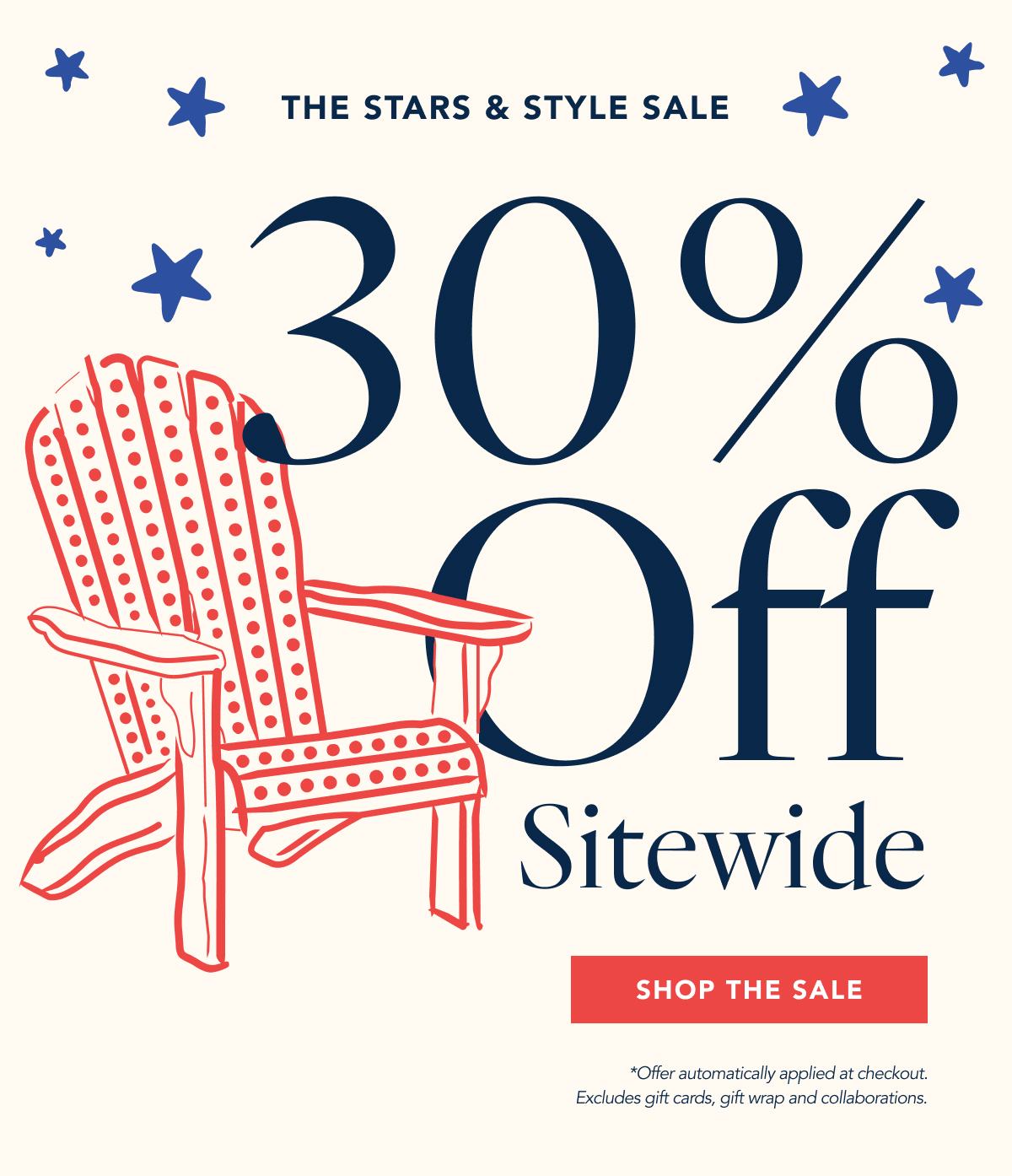 30% Off Sitewide