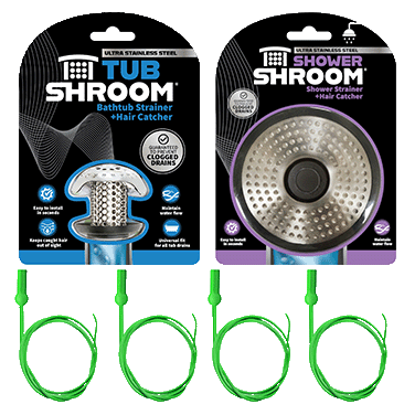 TubShroom Universal Drain Protector and Hair Catcher Bundle