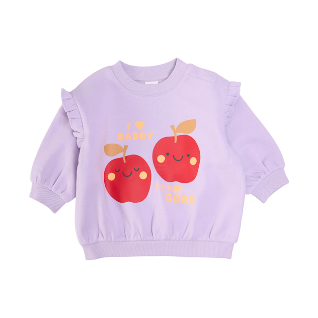 Babies' Frill Printed Sweatshirt