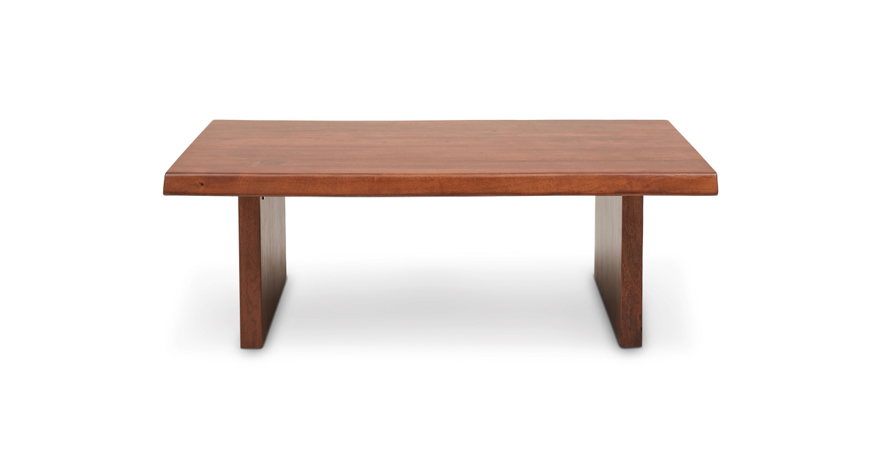 Image of Orchard 48" Live Edge Wood Coffee Table