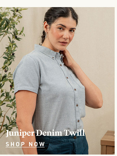 Juniper Denim Twill