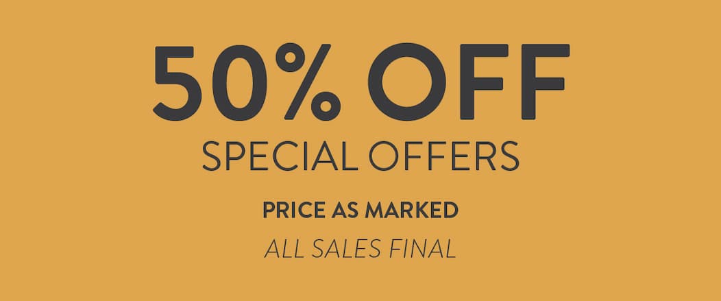 50% Off Special Offers