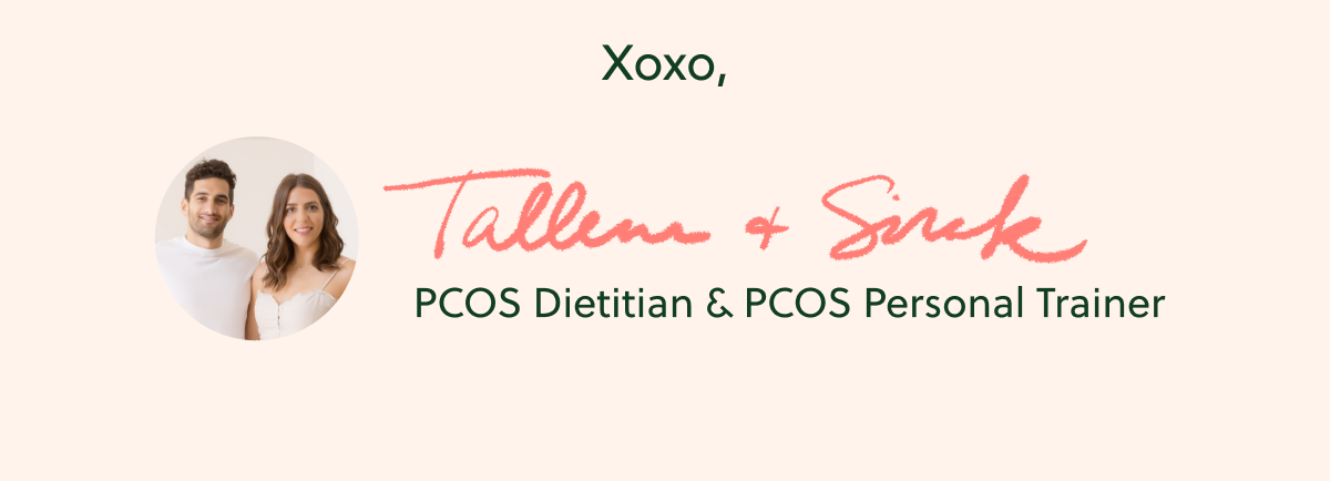 Xoxo, Tallene + Sirak PCOS Dietitian & PCOS Personal Trainer