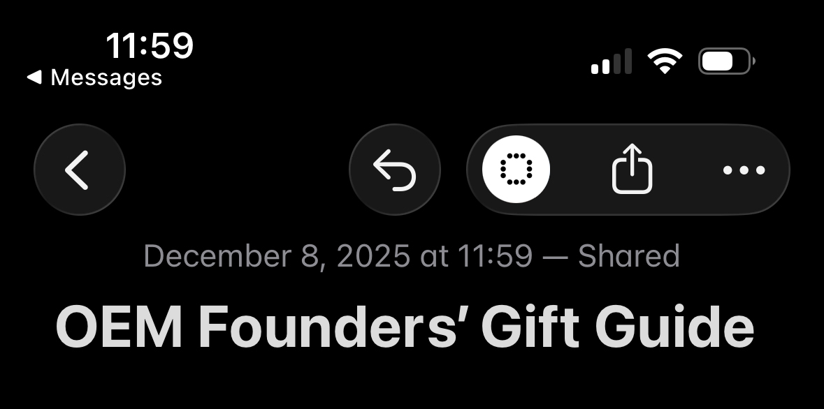 Founders' Gift Guide