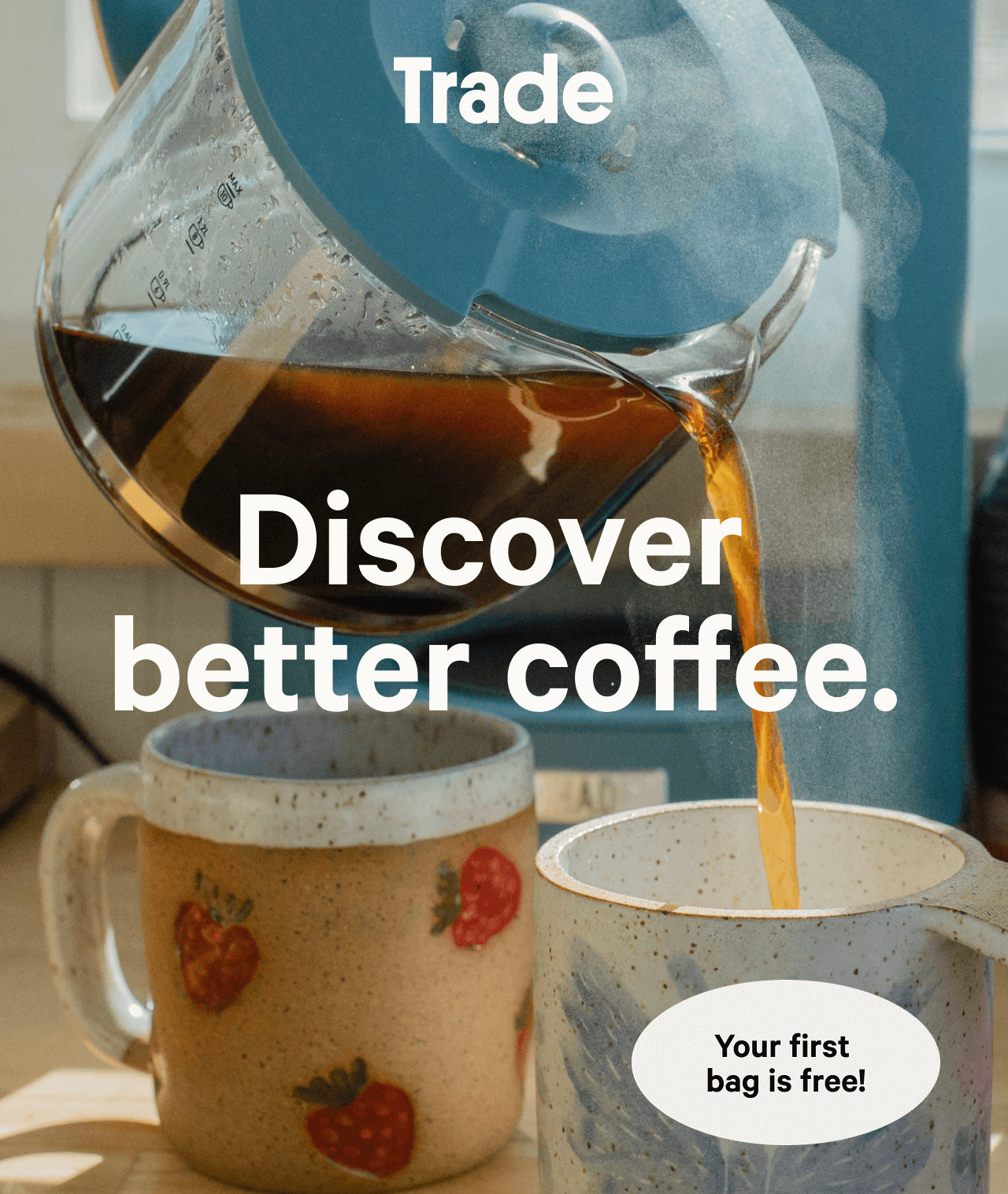 Hey, coffee person. Get free coffee today!