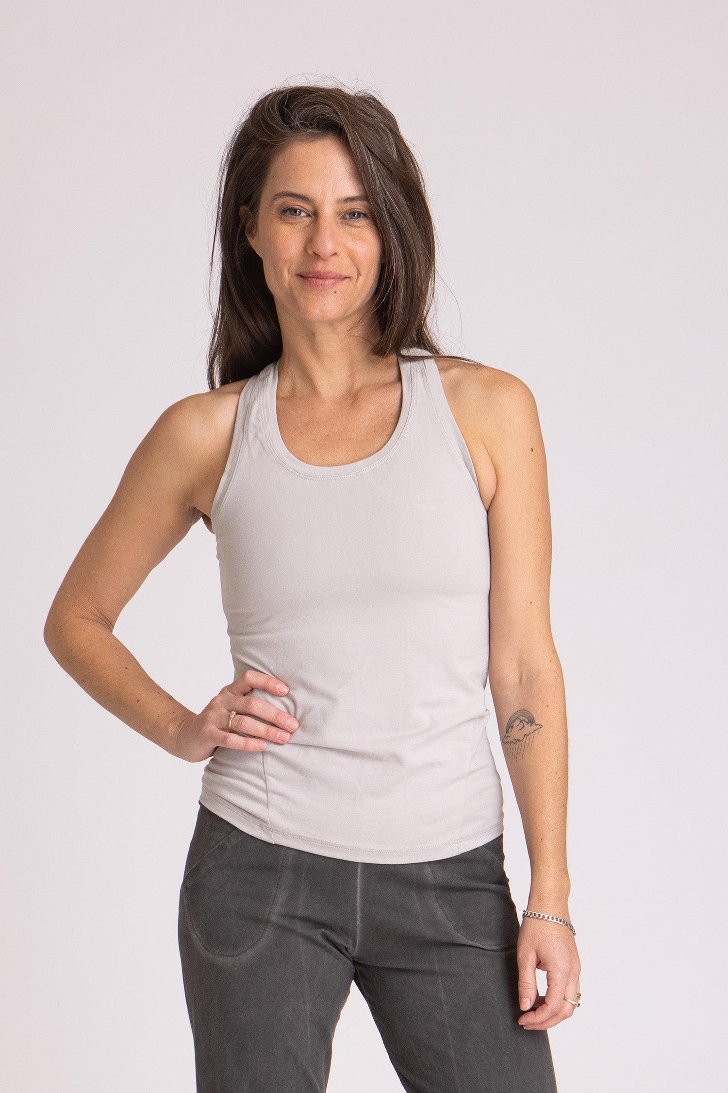 Image of Soft Modal Racer Tank Top