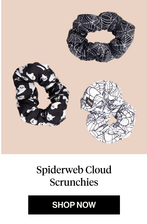 Spiderweb Cloud Scrunchies
