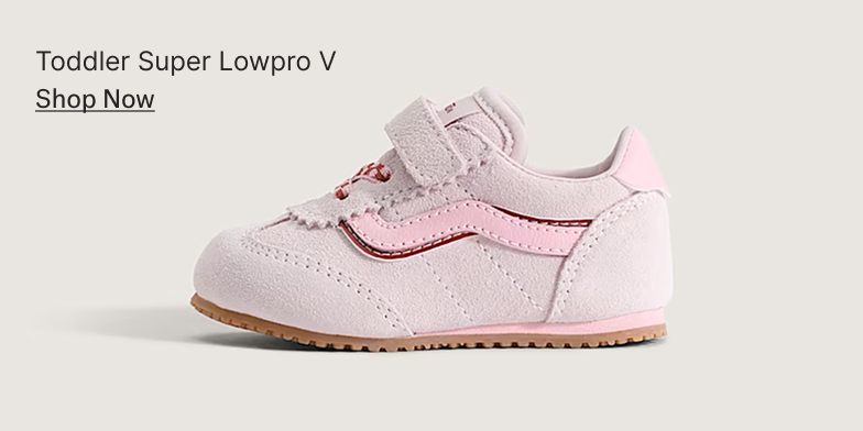 Pale Petal Pink Toddler Super Lowpro V Shoe