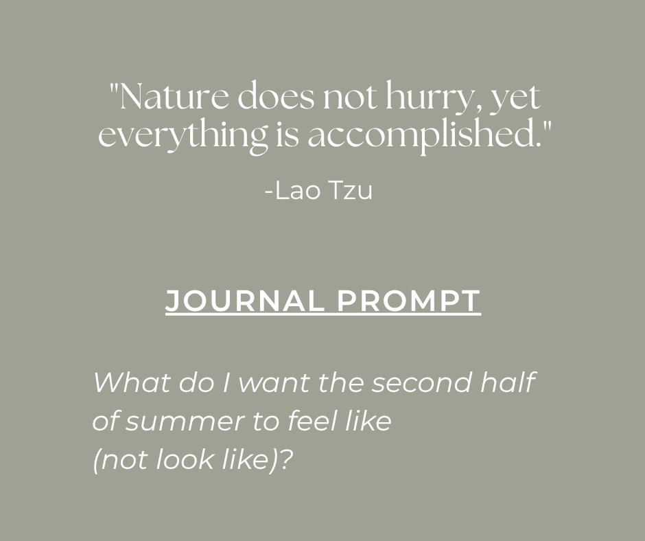 quote and journal prompt that match today's Sunday, Reset