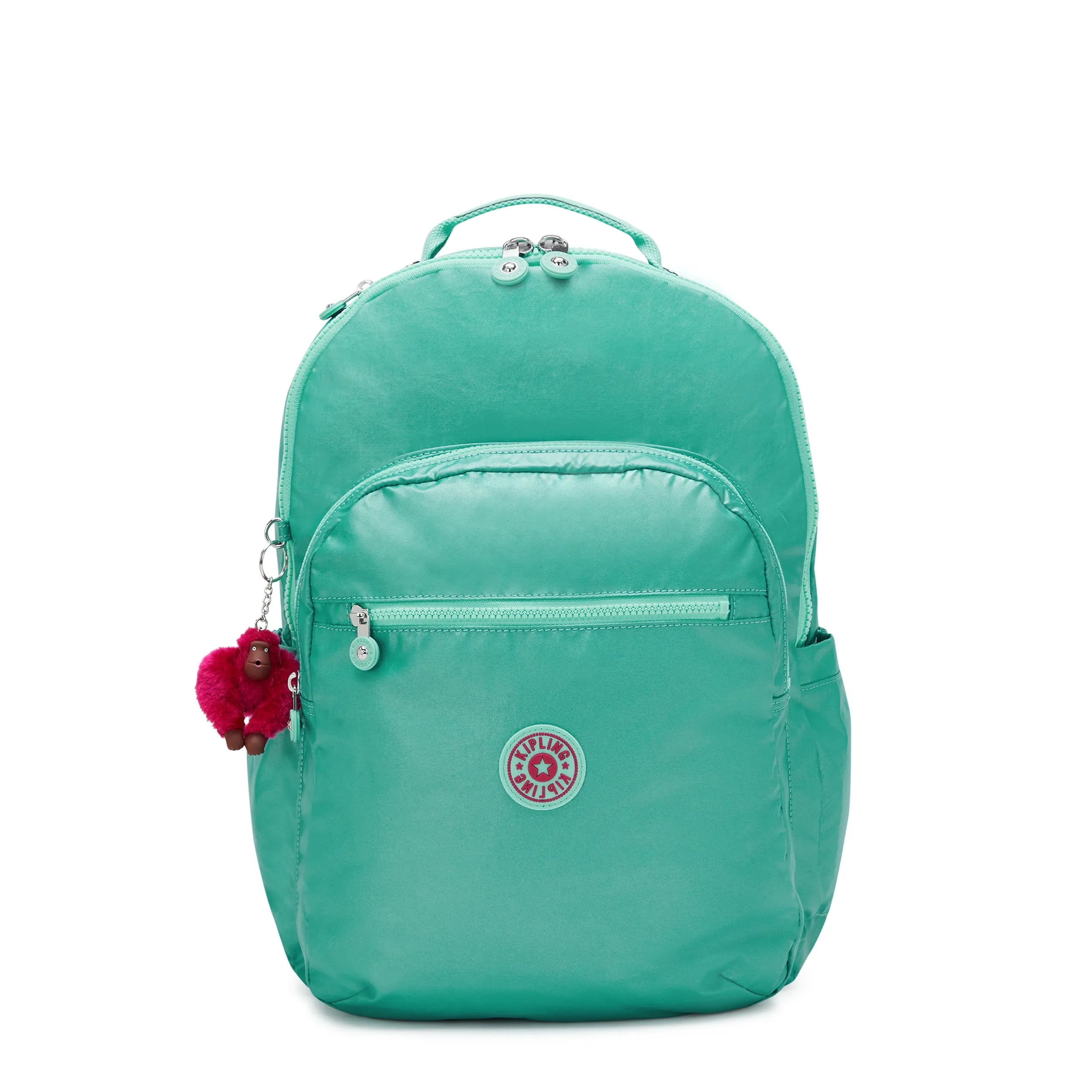 Seoul Extra Large Metallic 17" Laptop Backpack-Oasis Mint Metallic