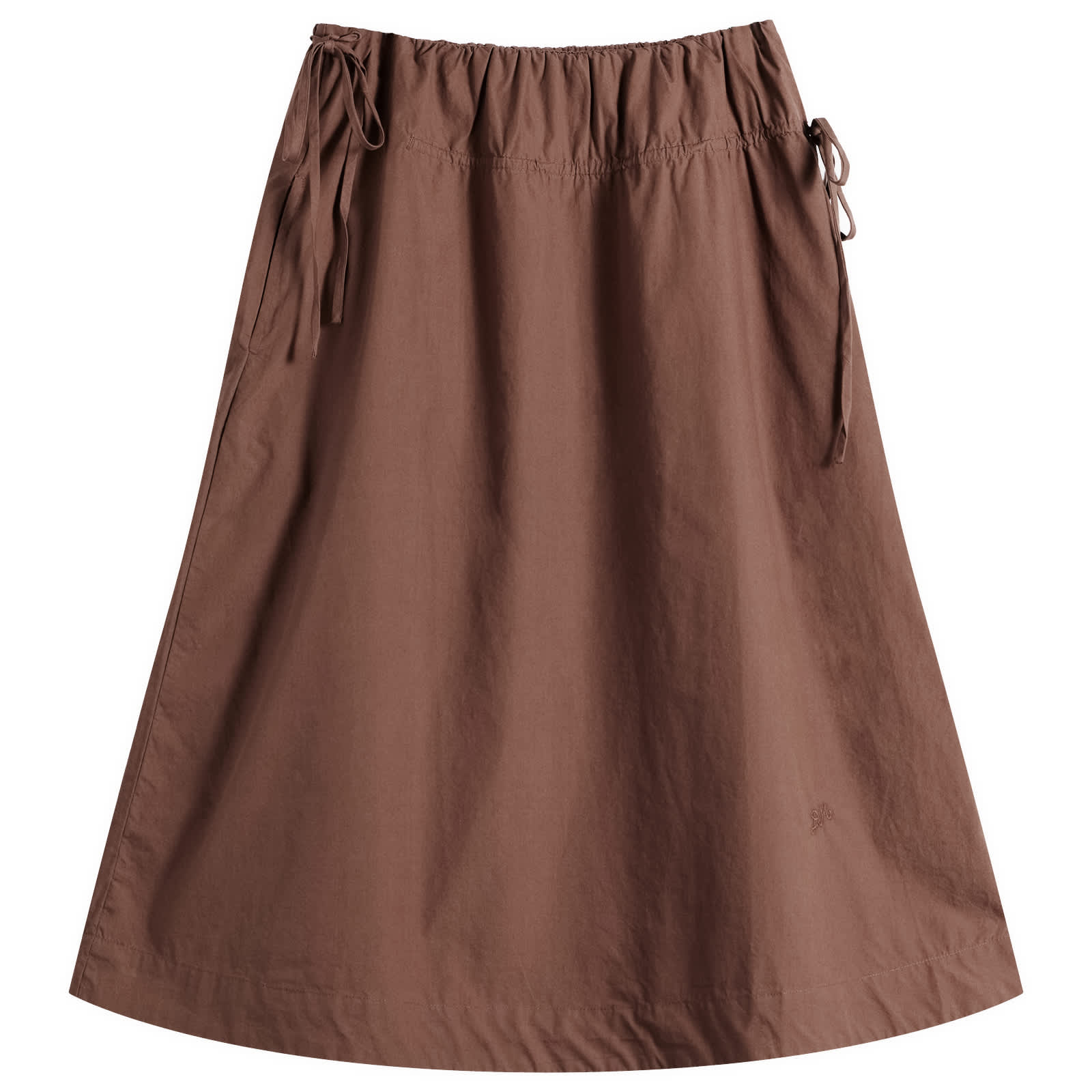 Damson Madder Caspia Volume Midi Skirt