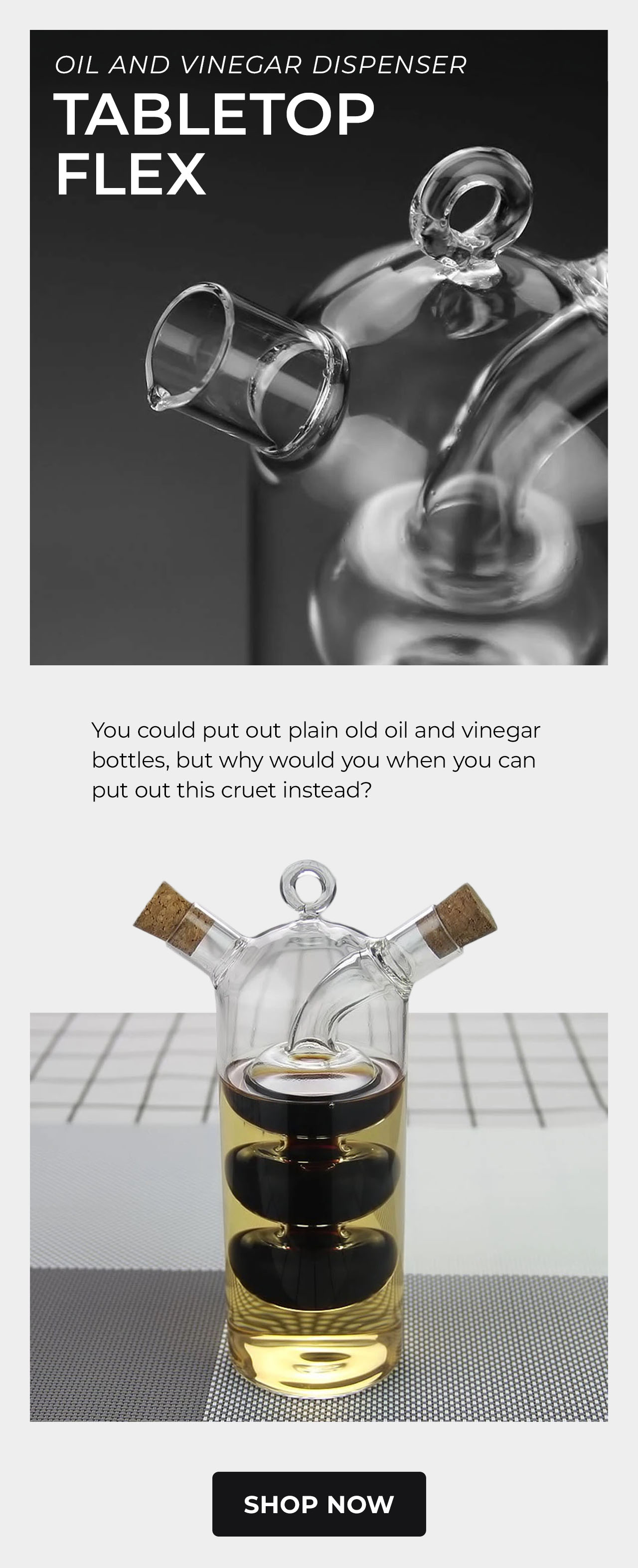 ArtZ® Nordic Oil and Vinegar Dispenser