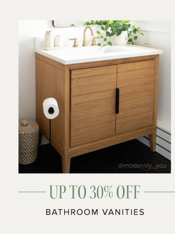 Up to 30% off - Bathroom Vanities 