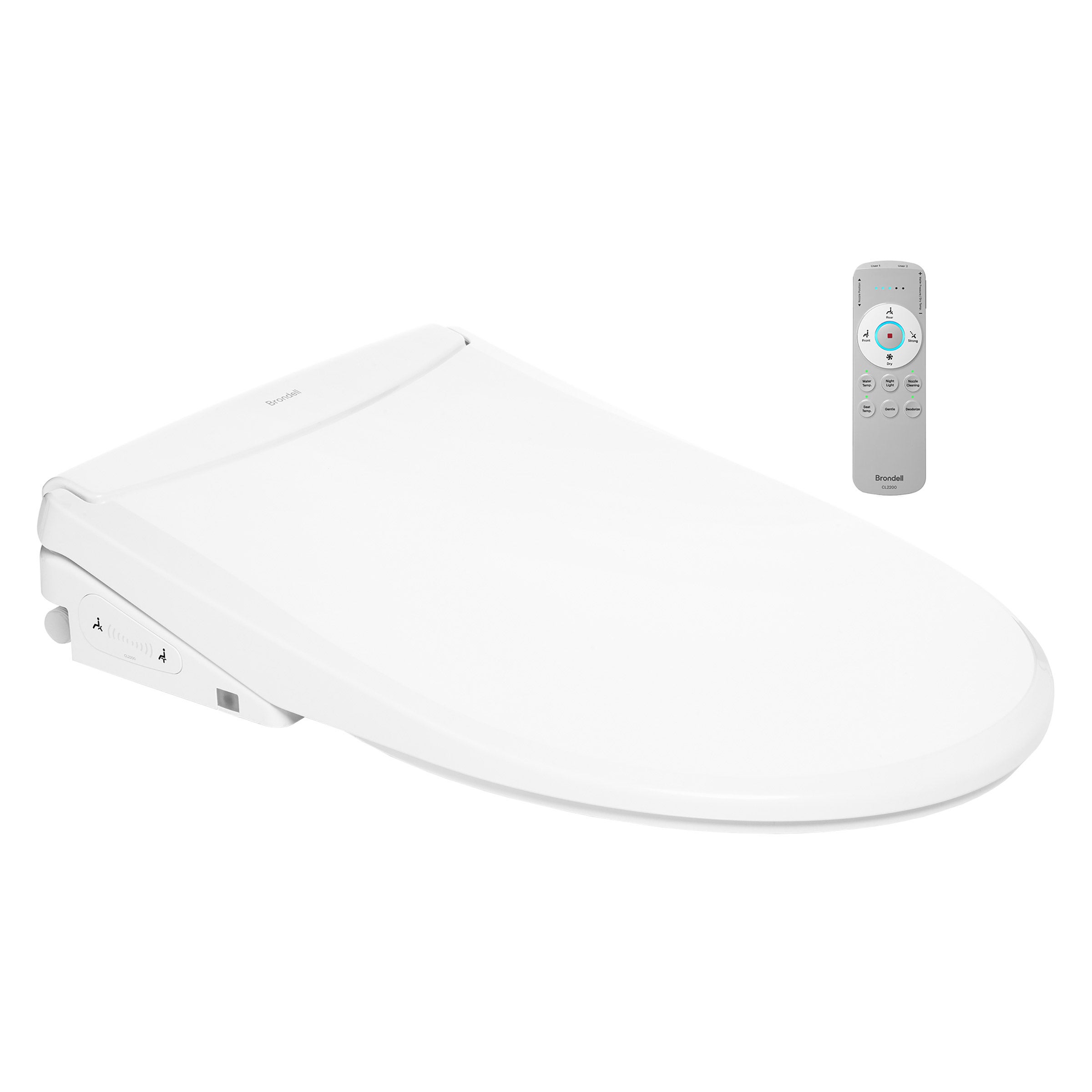 Brondell Swash Thinline CL2200 Bidet Toilet Seat