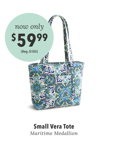 Small Vera Tote Maritime Medallion
