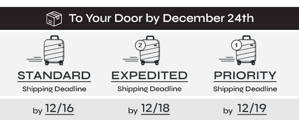 To Your Door by December 24th: