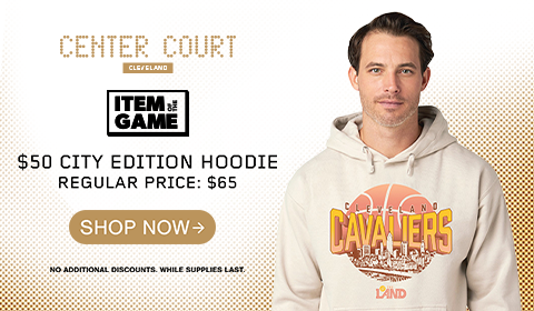 Item of the Game: $50 City edition hoodie. Click to shop now.