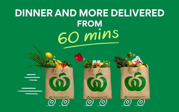 DINNER AND MORE DELIVERED FROM 60 mins