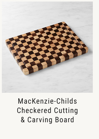 MacKenzie-Childs Checkered Cutting & Carving Board