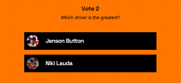 Jenson Button vs Niki Lauda
