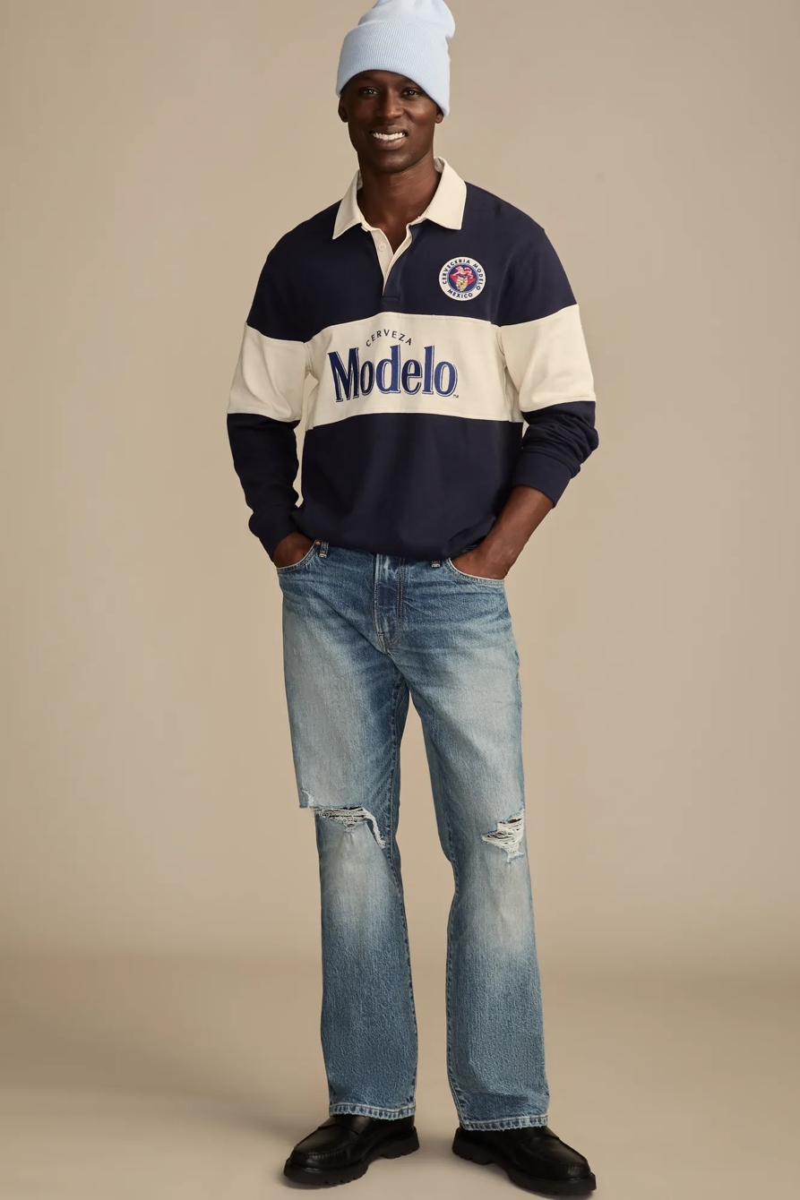 Image of Lucky Brand Easy Rider Boot - Men's Pants Denim Bootcut Jeans in Dublin