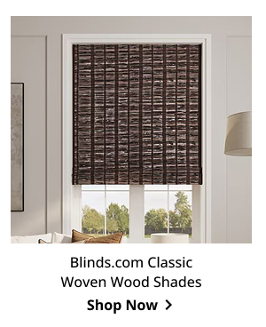 Blinds.com Classic Woven Wood Shades | Shop Now >