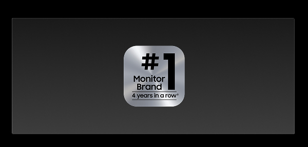 #1 Monitor Brand - 4 years in a row&dagger;