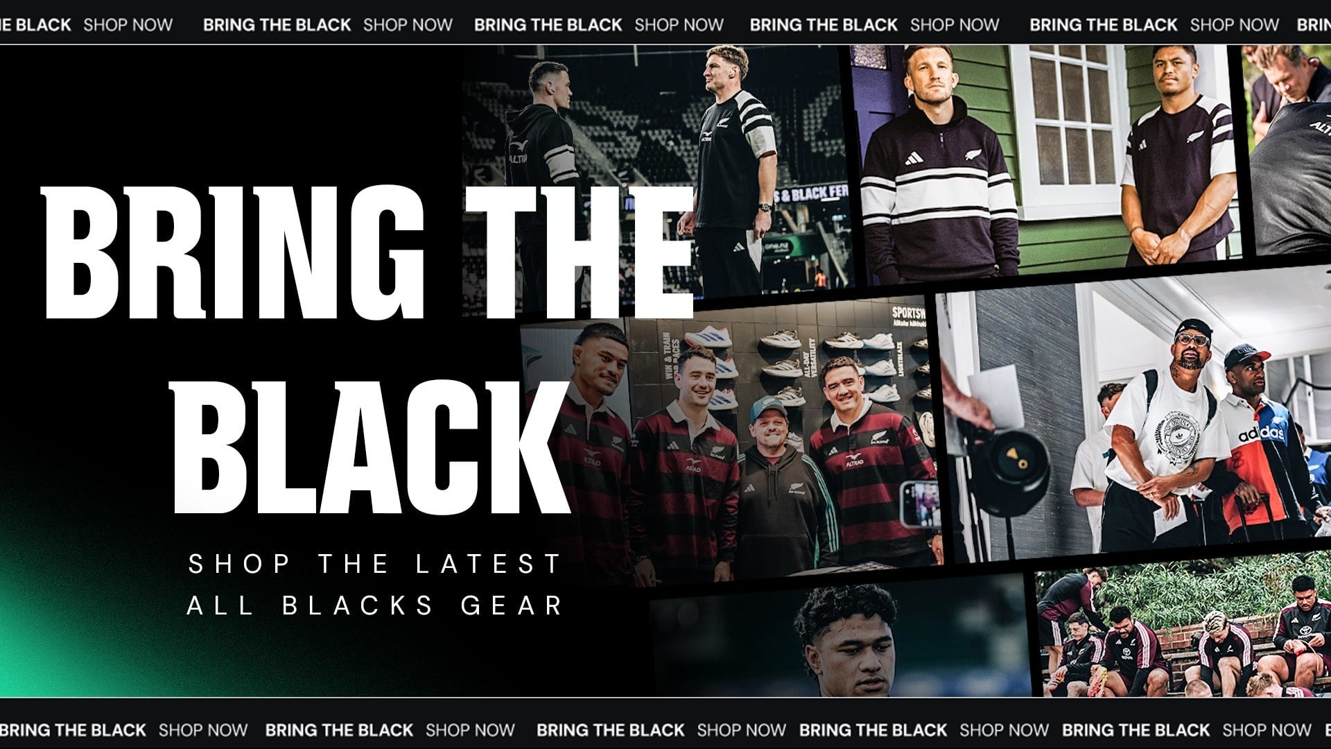 Bring the Black. Shop the Latest All Blacks Gear