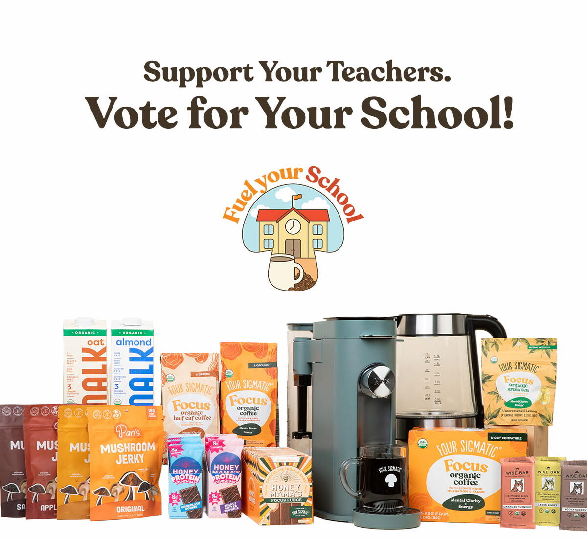 Support Your Teachers, Vote for Your School