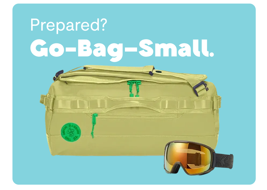 pack for the slopes with go-bags