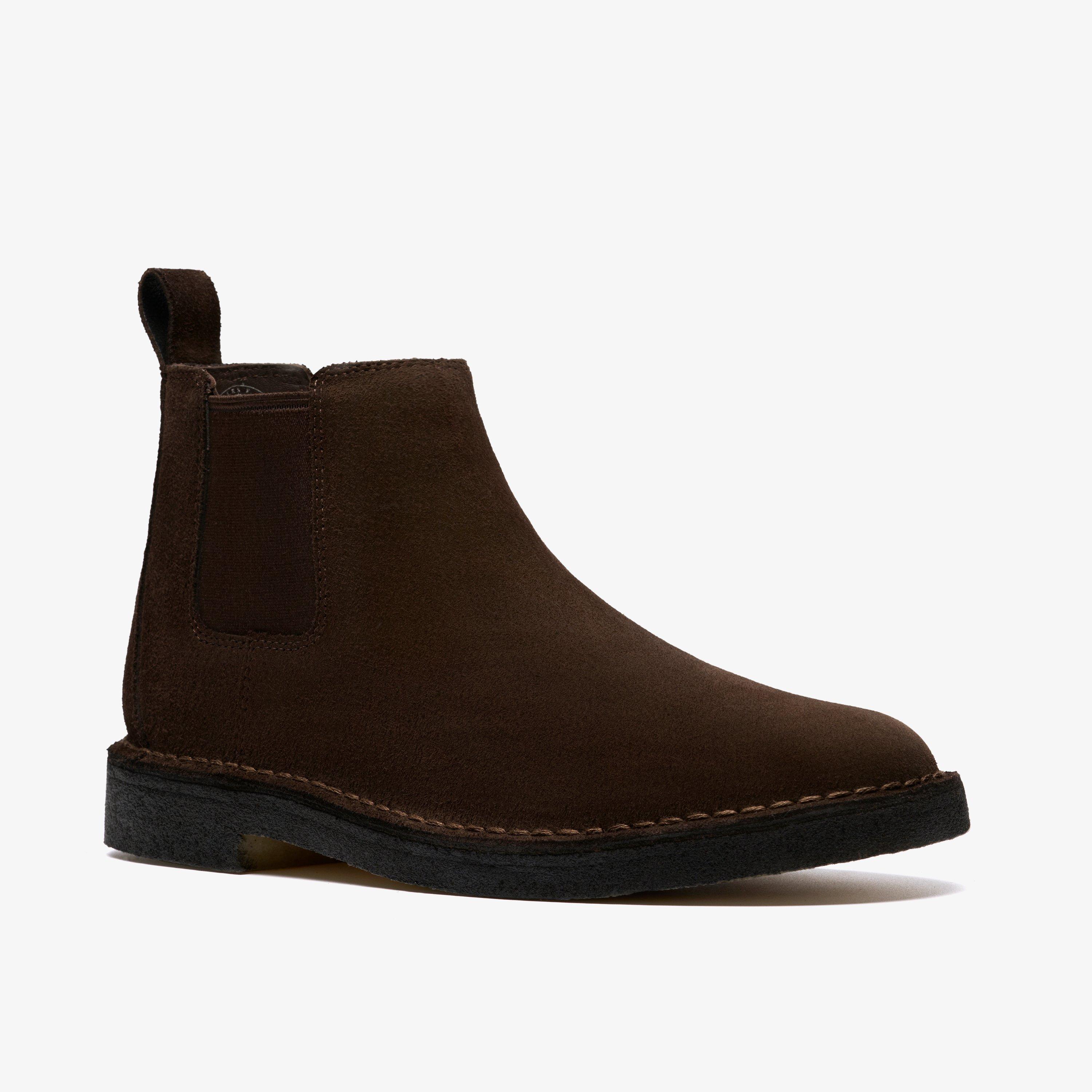 Shop Desert Chelsea Dark Brown Suede