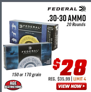 Federal .30-30 Ammo 