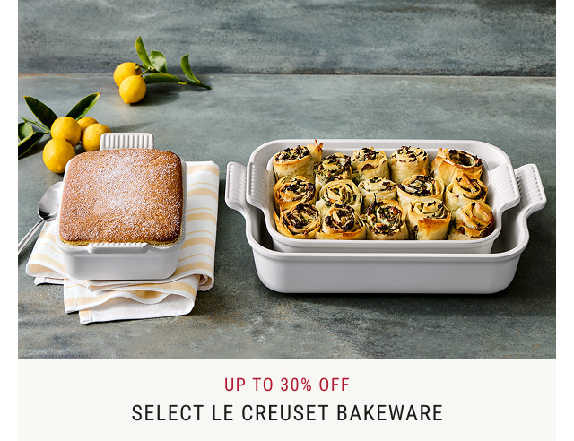 Up to 30% Off - Select Le Creuset Bakeware
