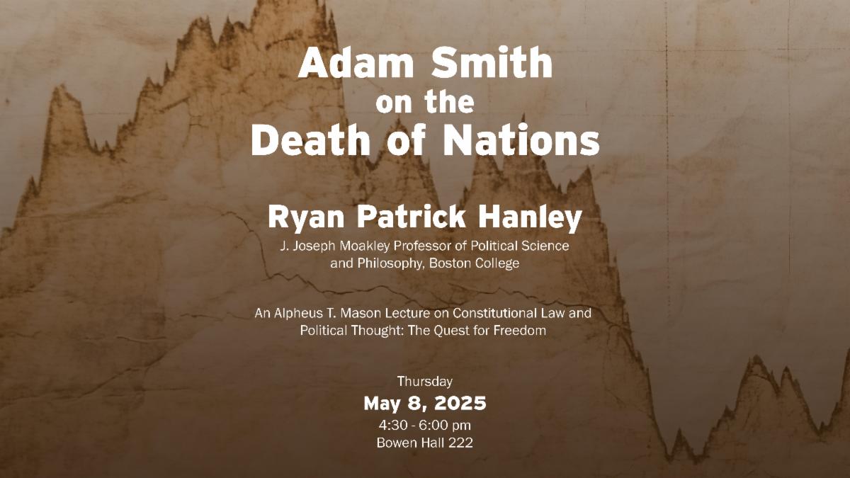 Adam Smith on the Death of Nations