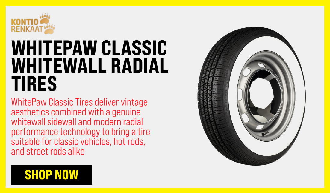WhitePaw Classic Whitewall Radial Tires