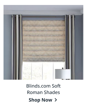 Blinds.com Soft Roman Shades | Shop Now >
